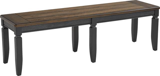 Country Lane Black Bench - Thumbnail - Image 2
