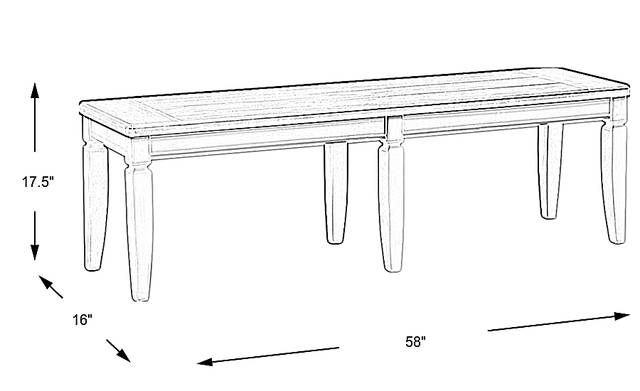 Dimension Image. Please refer to the Dimension Tab on this page for dimension details.