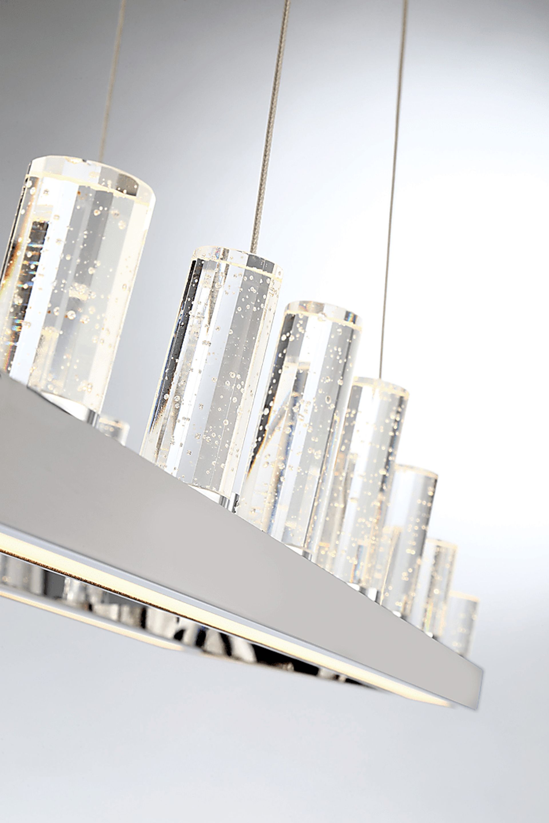 Country Way Chrome Chandelier - Image 2