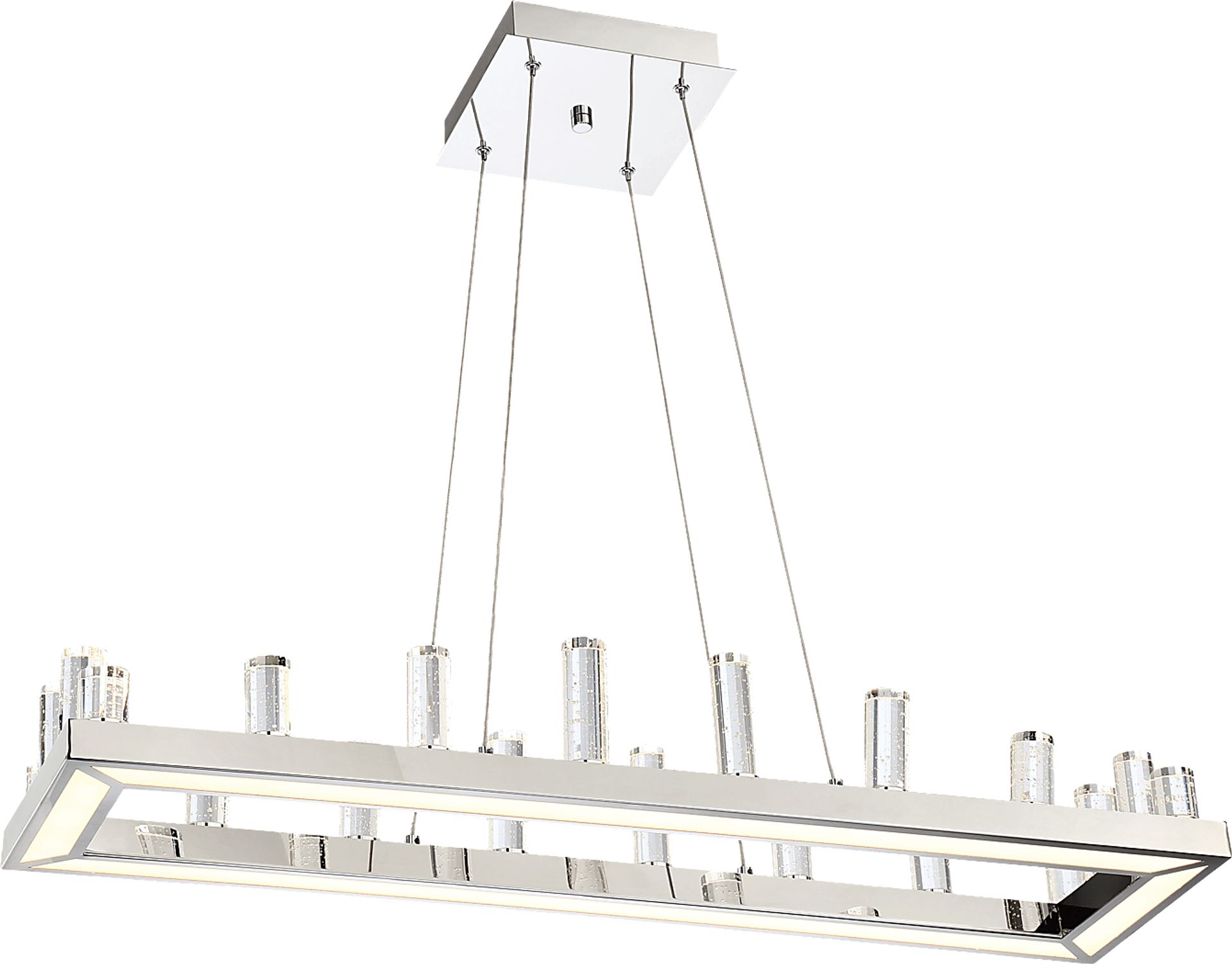 Country Way Chrome Chandelier - Image 1