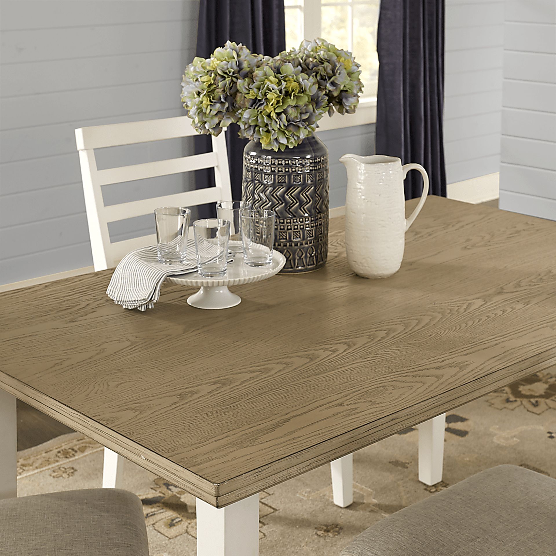 Countryside Cottage Gray 5 Pc Dining Set - Image 2