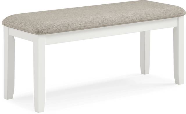 Countryside Cottage Gray Bench - Thumbnail - Image 1