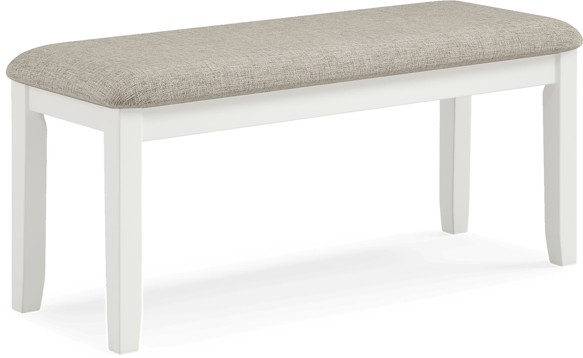 Countryside Cottage Gray Bench - Image 1