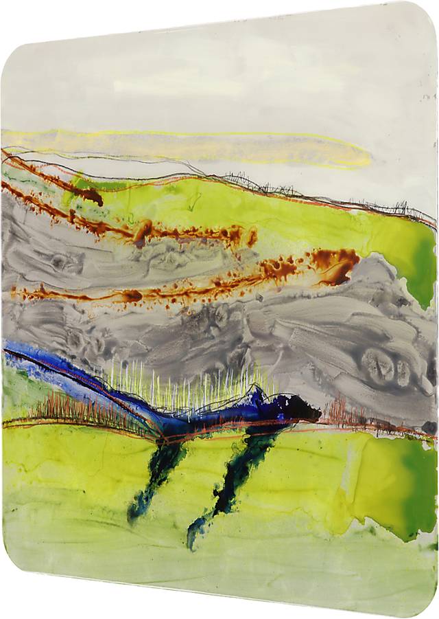 Countryside Views I Green Artwork - Thumbnail - Image 3