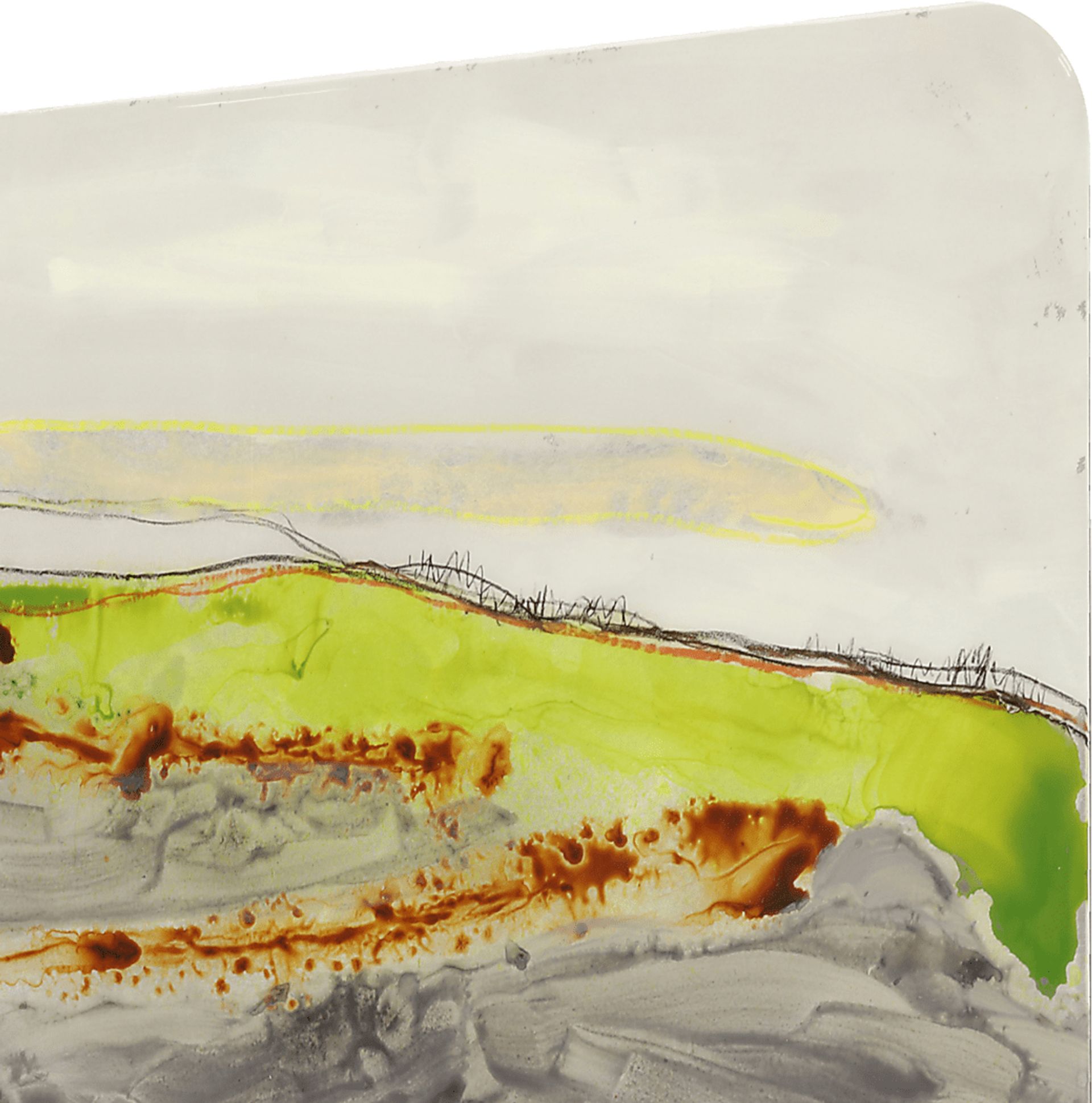Countryside Views I Green Artwork - Image 4