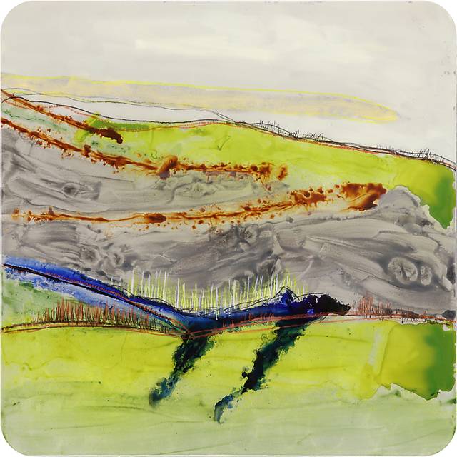 Countryside Views I Green Artwork - Thumbnail - Image 1