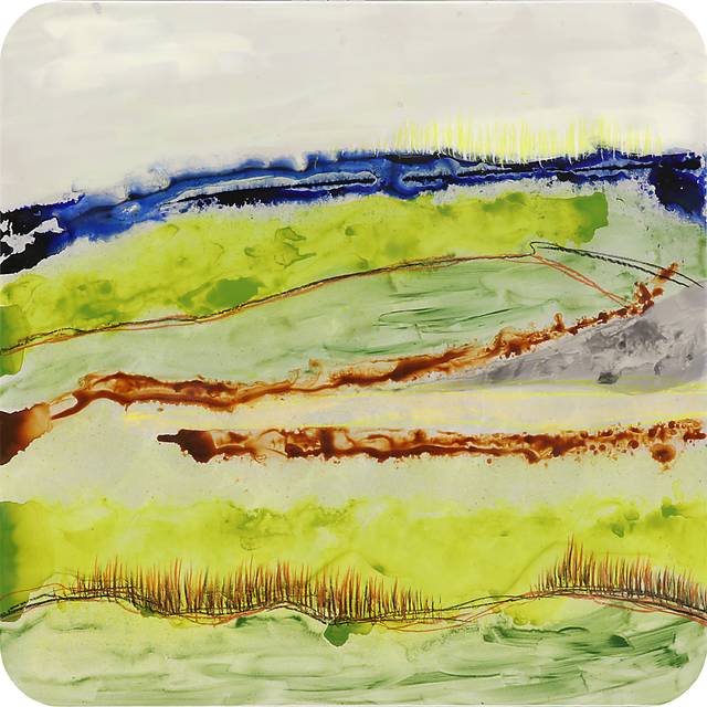 Countryside Views II Green Artwork - Thumbnail - Image 1