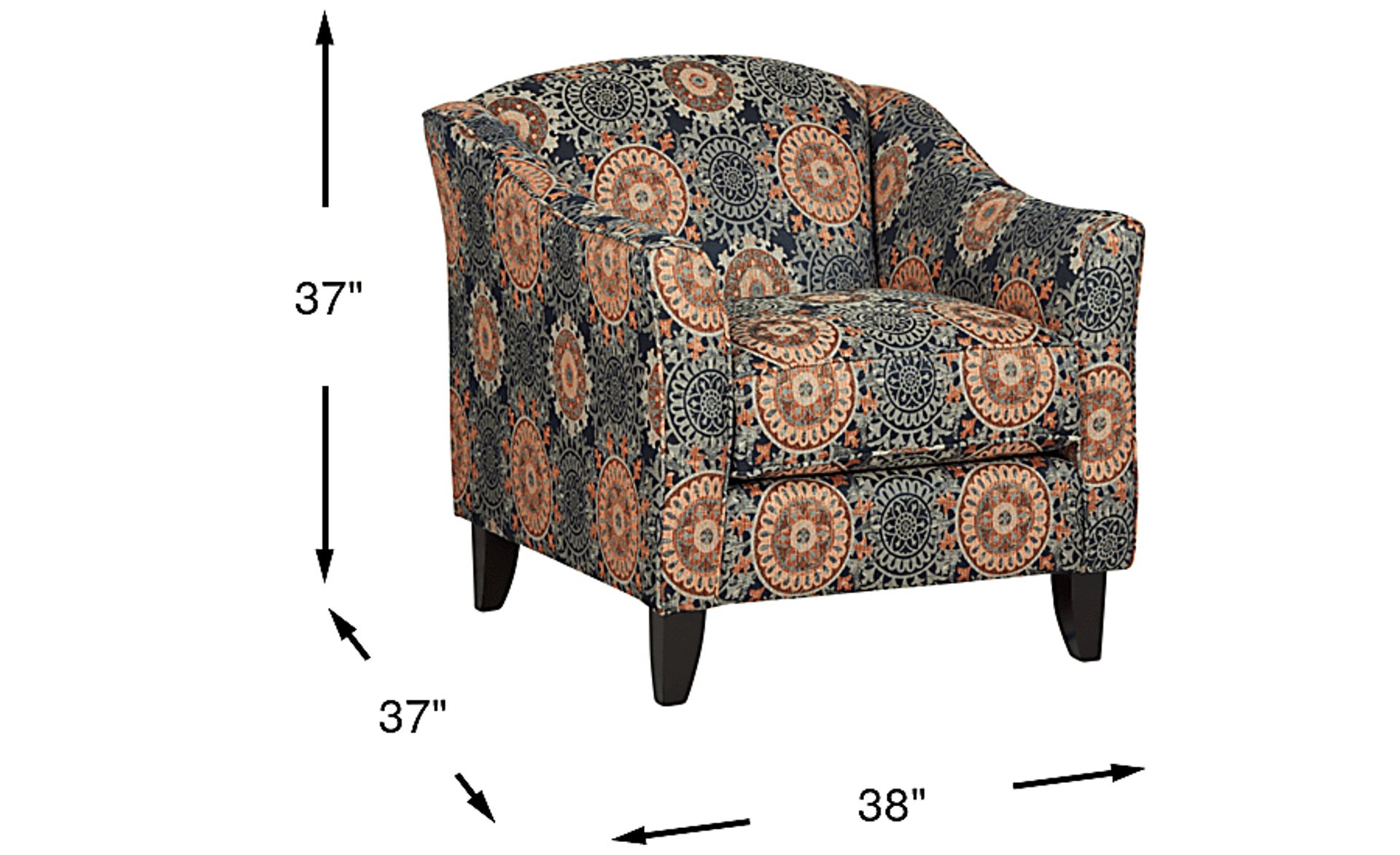 Dimension Image. Please refer to the Dimension Tab on this page for dimension details.