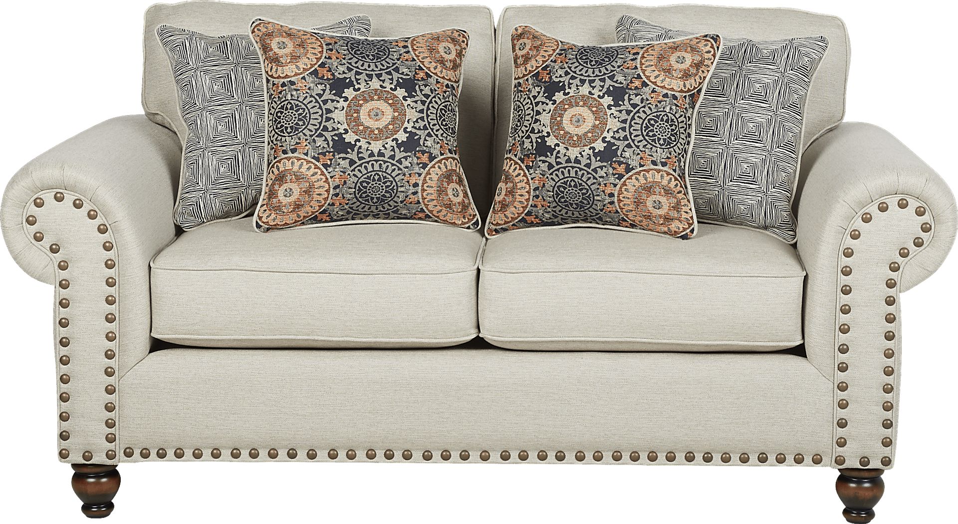 Court Street Beige 7 Pc Living Room - Image 7