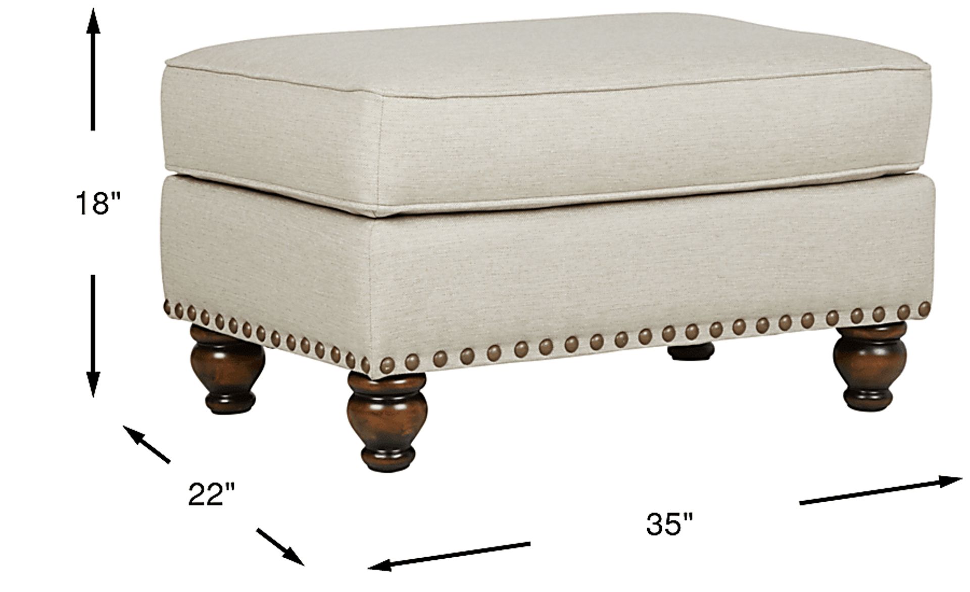 Dimension Image. Please refer to the Dimension Tab on this page for dimension details.