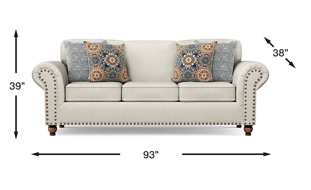 Court Street Beige Sofa