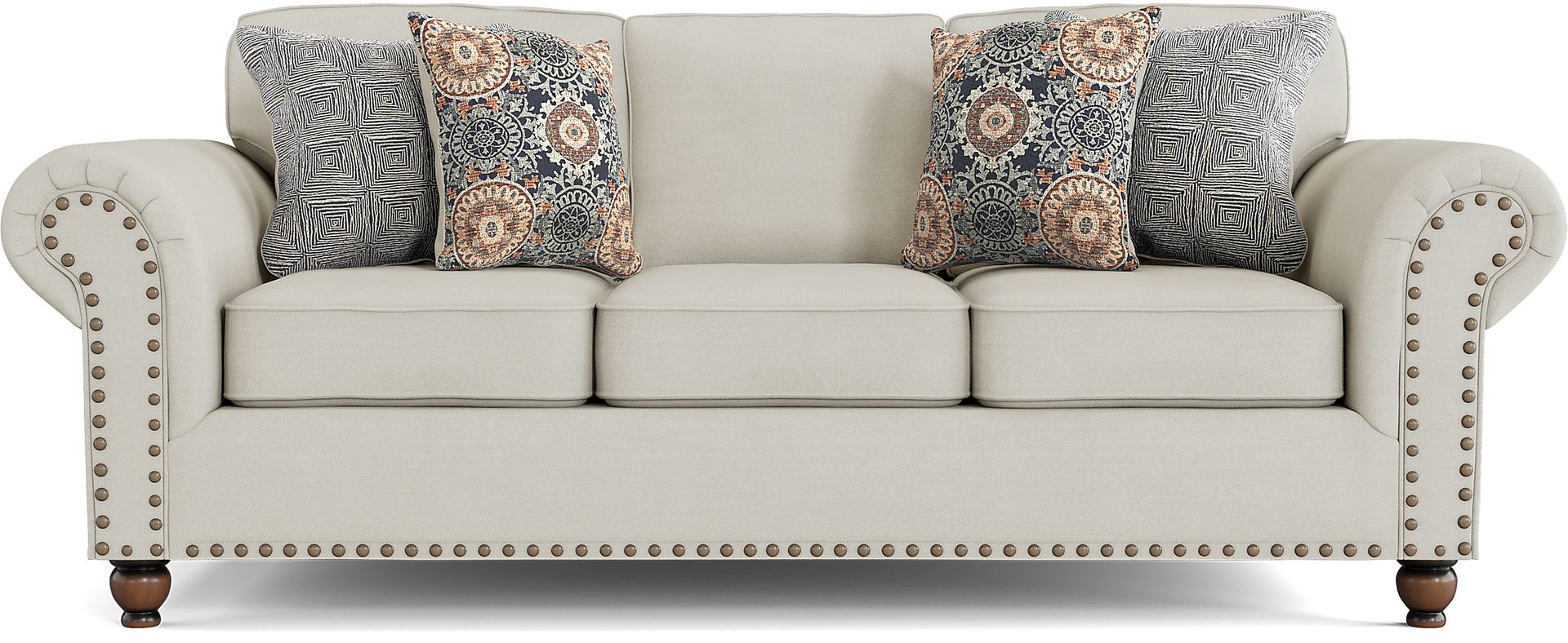 Court Street Beige 7 Pc Living Room - Image 3
