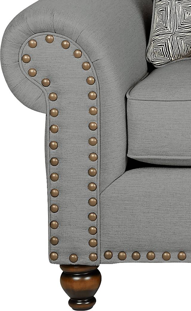 Court Street Gray 2 Pc Living Room with Gel Foam Sleeper Sofa - Thumbnail - Image 8
