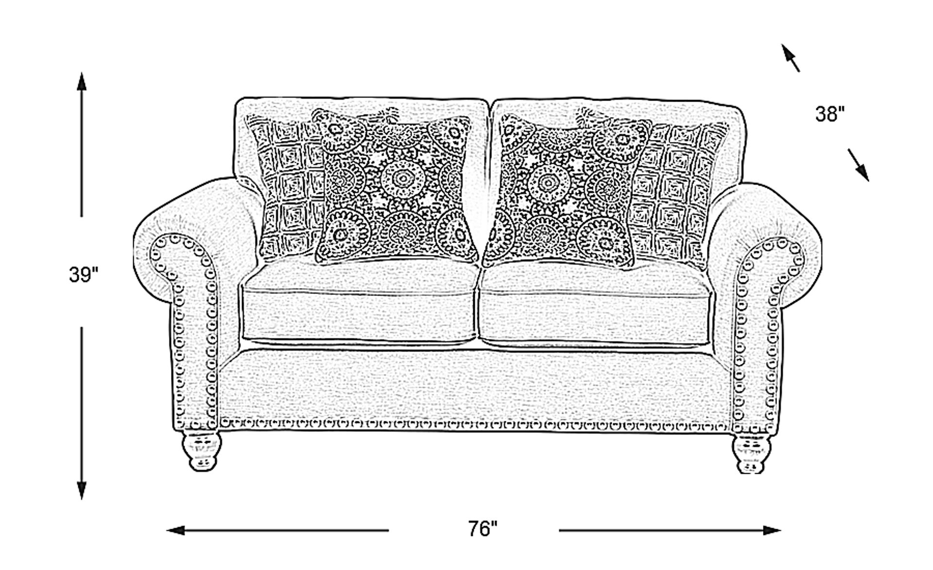 Dimension Image. Please refer to the Dimension Tab on this page for dimension details.