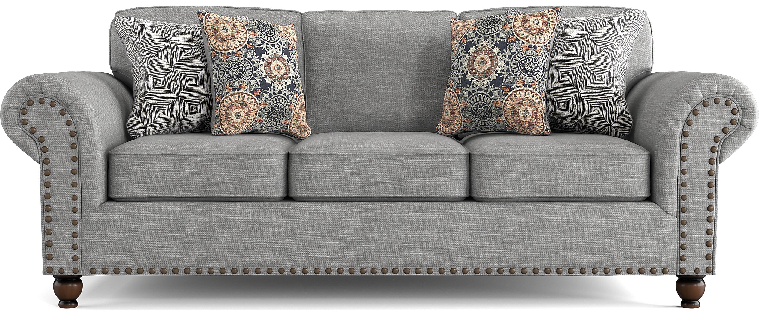 Court Street Gray Sofa Rooms To Go