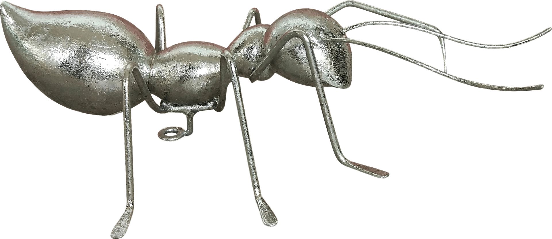 Courtney Silver Ant Sculpture - Image 1