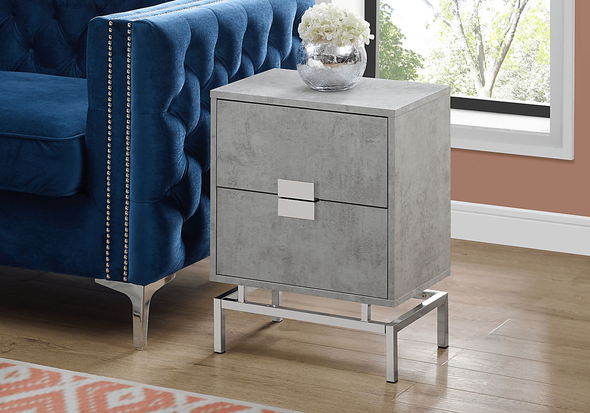 Cove Points Gray Accent Table - Image 2