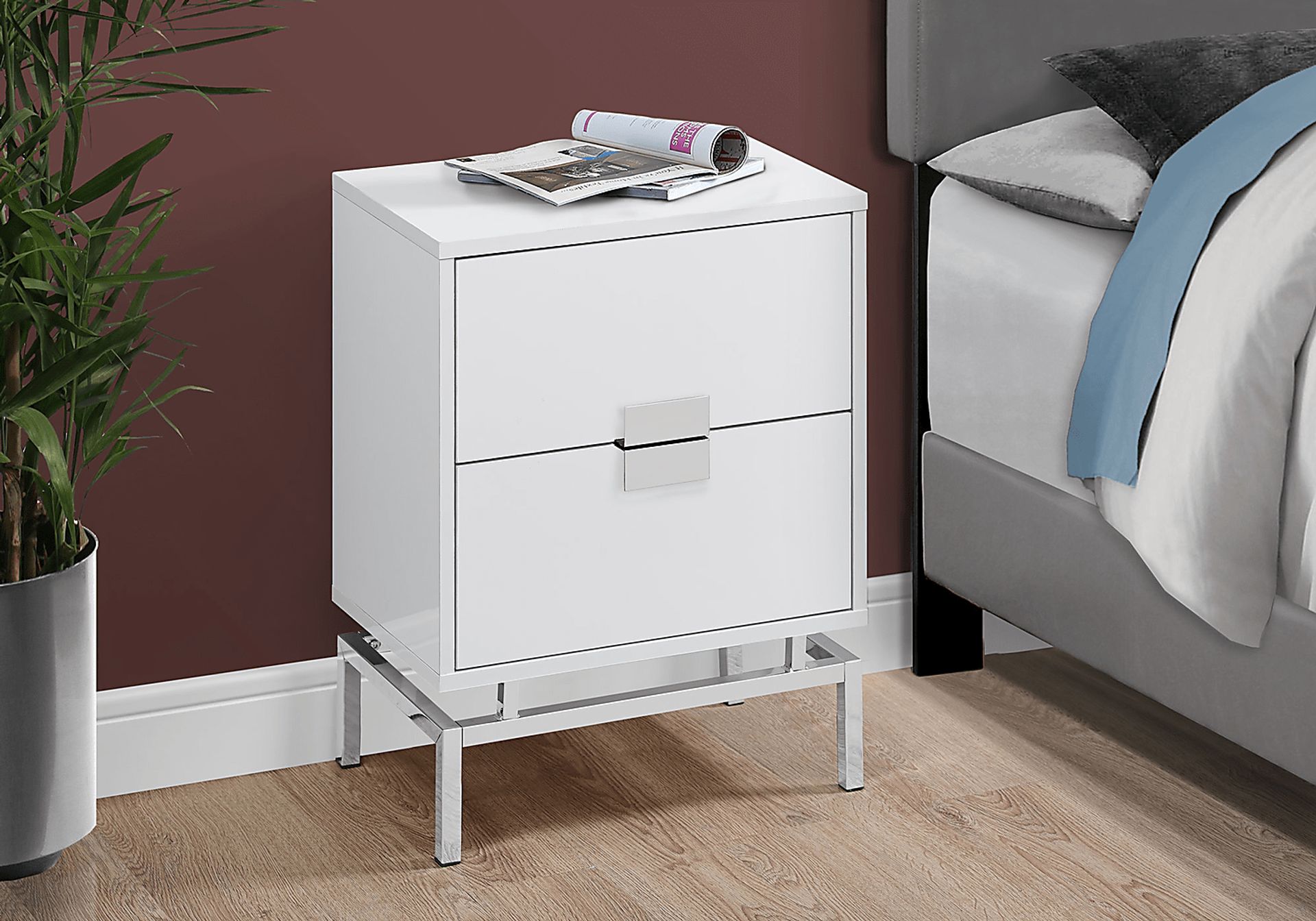 Cove Points White Accent Table - Image 3