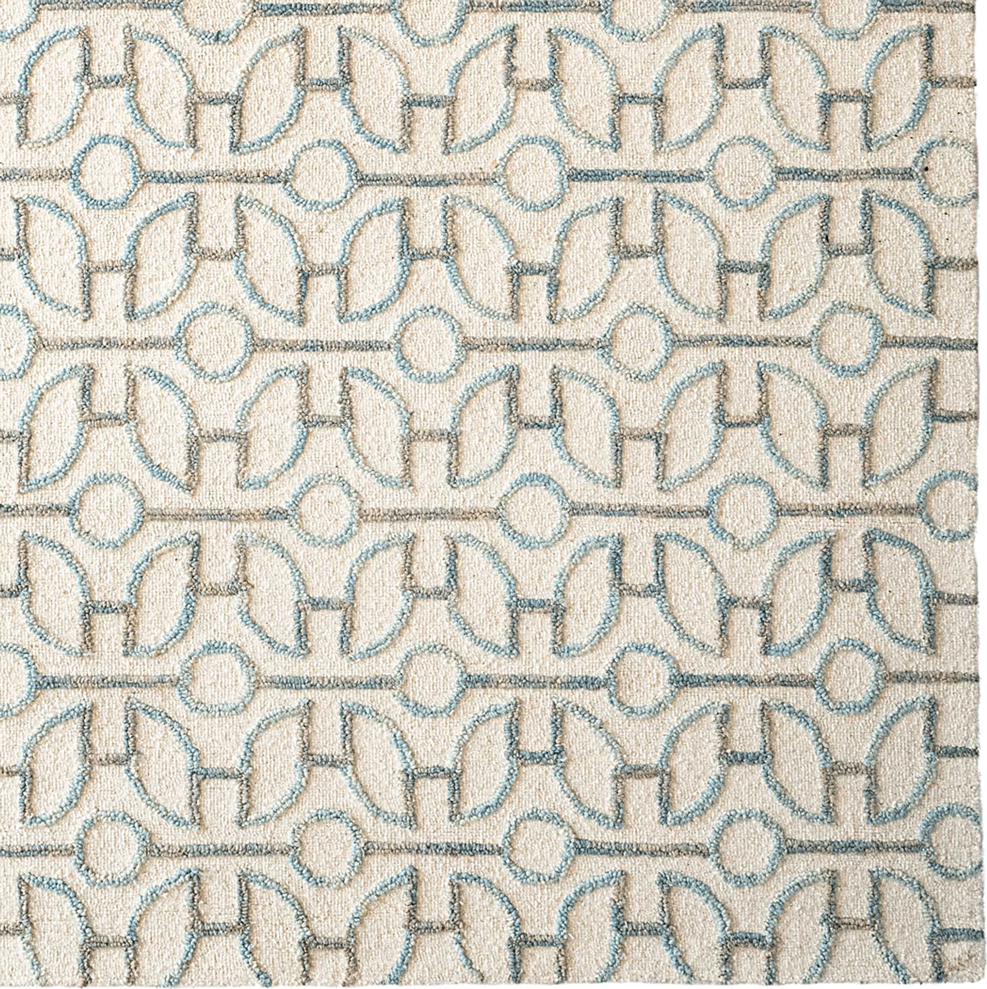 Covenbo Green/Ivory 5' x 8' Rug - Image 3
