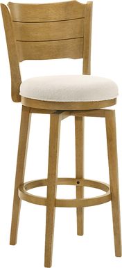 Covencaster Natural Swivel Barstool