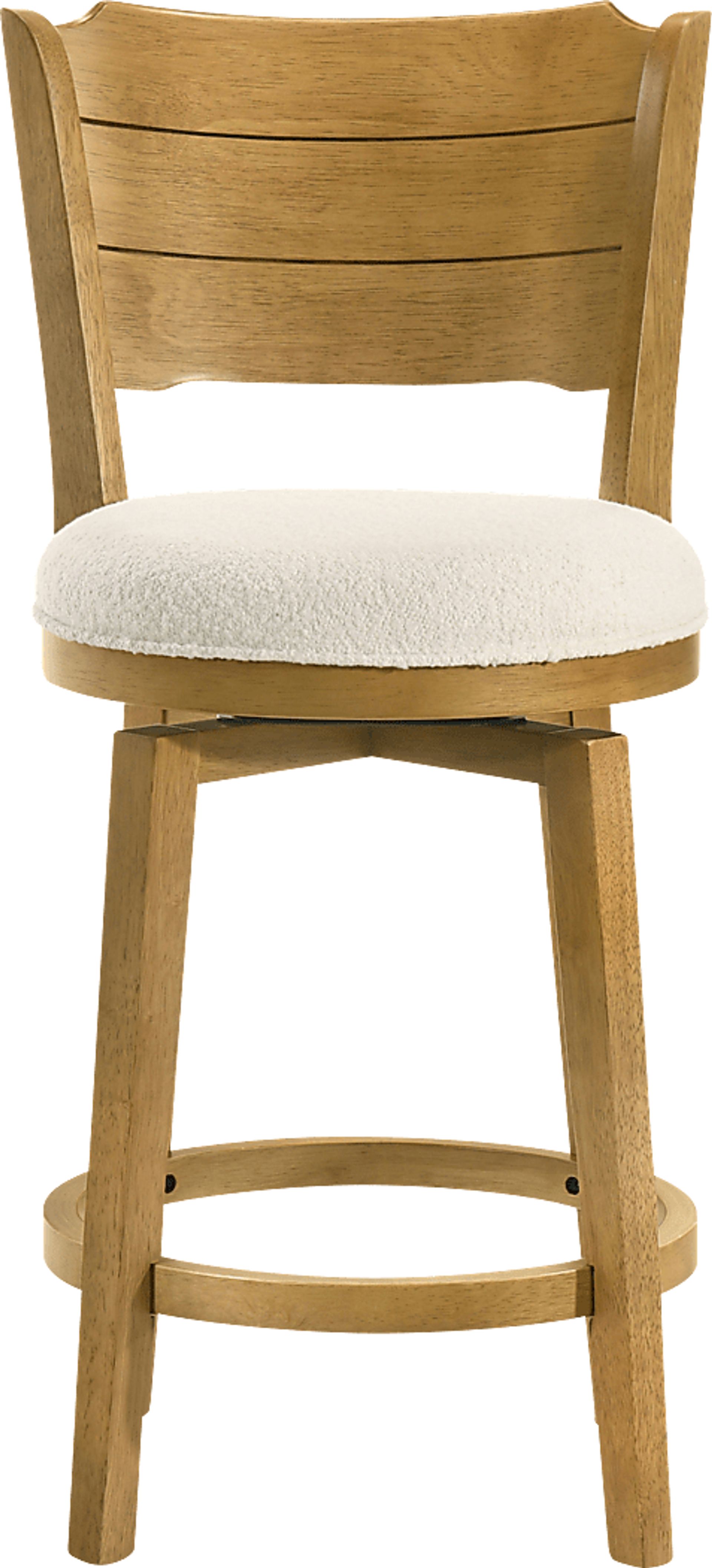 Covencaster Natural Swivel Counter Height Stool - Image 8