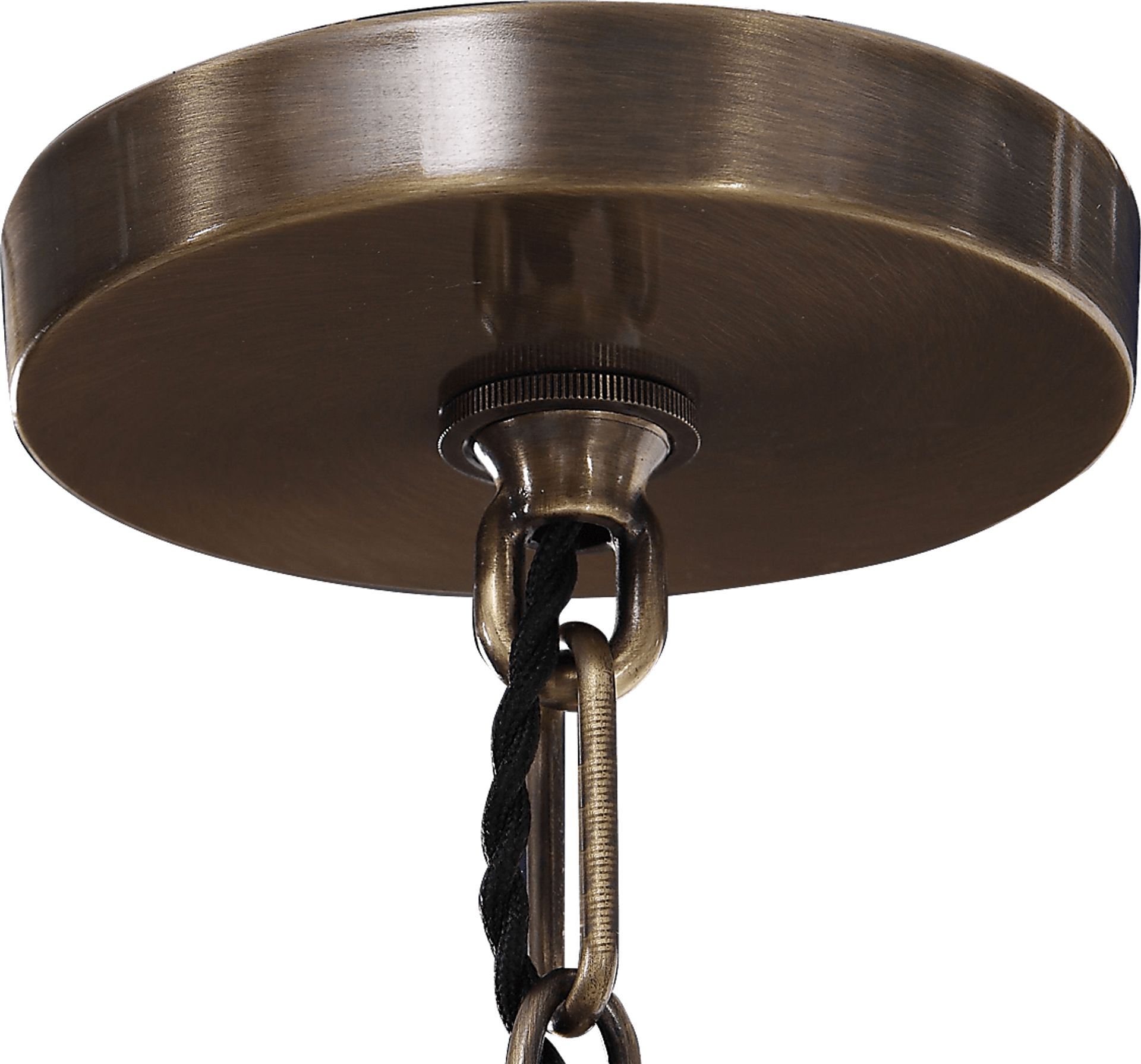 Covent Oak Brass Chandelier - Image 5