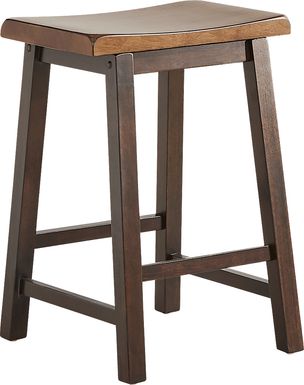 Coventry Dark Brown Counter Height Kyoto Stool