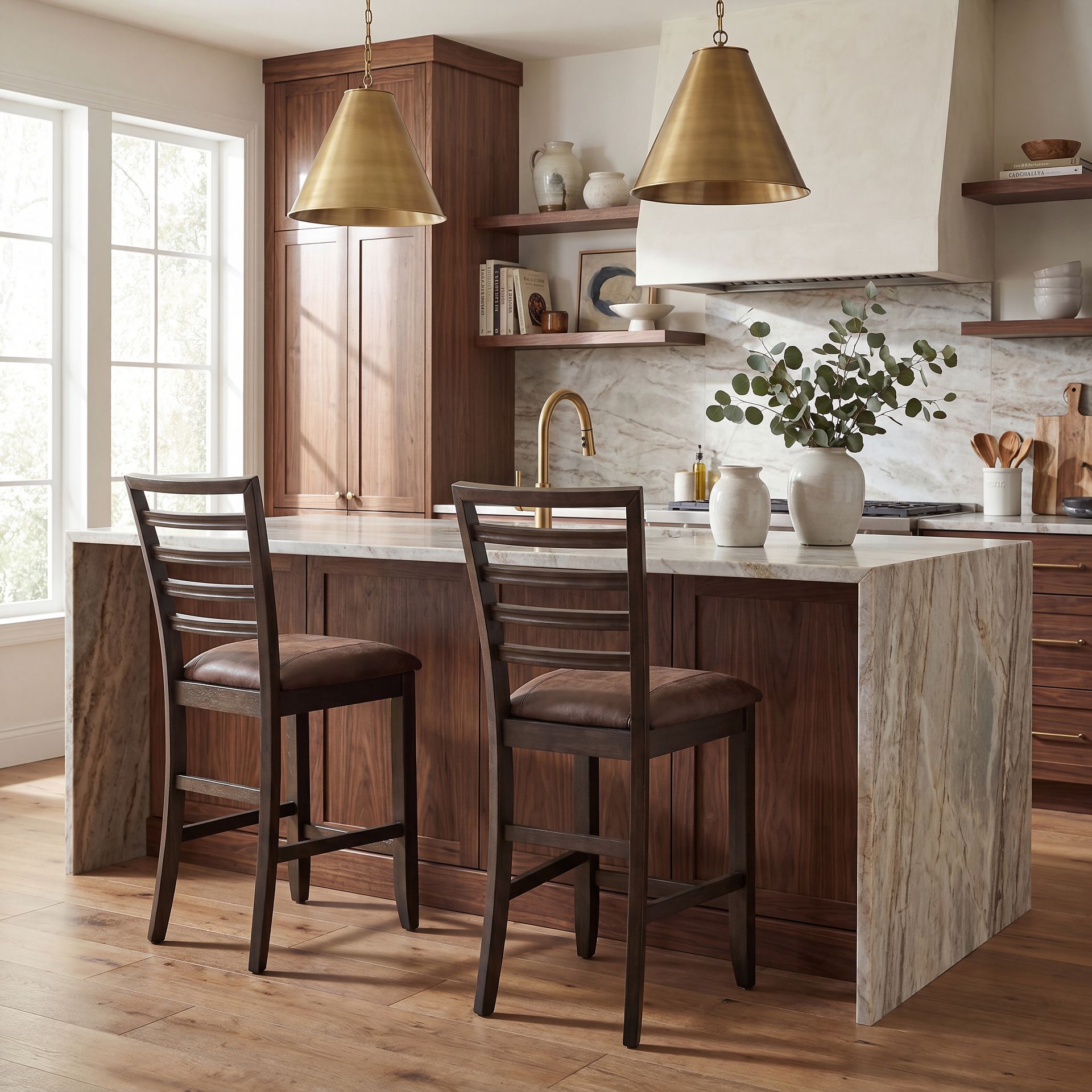 Coventry Dark Brown 5 Pc Counter Height Dining Room - Image 7