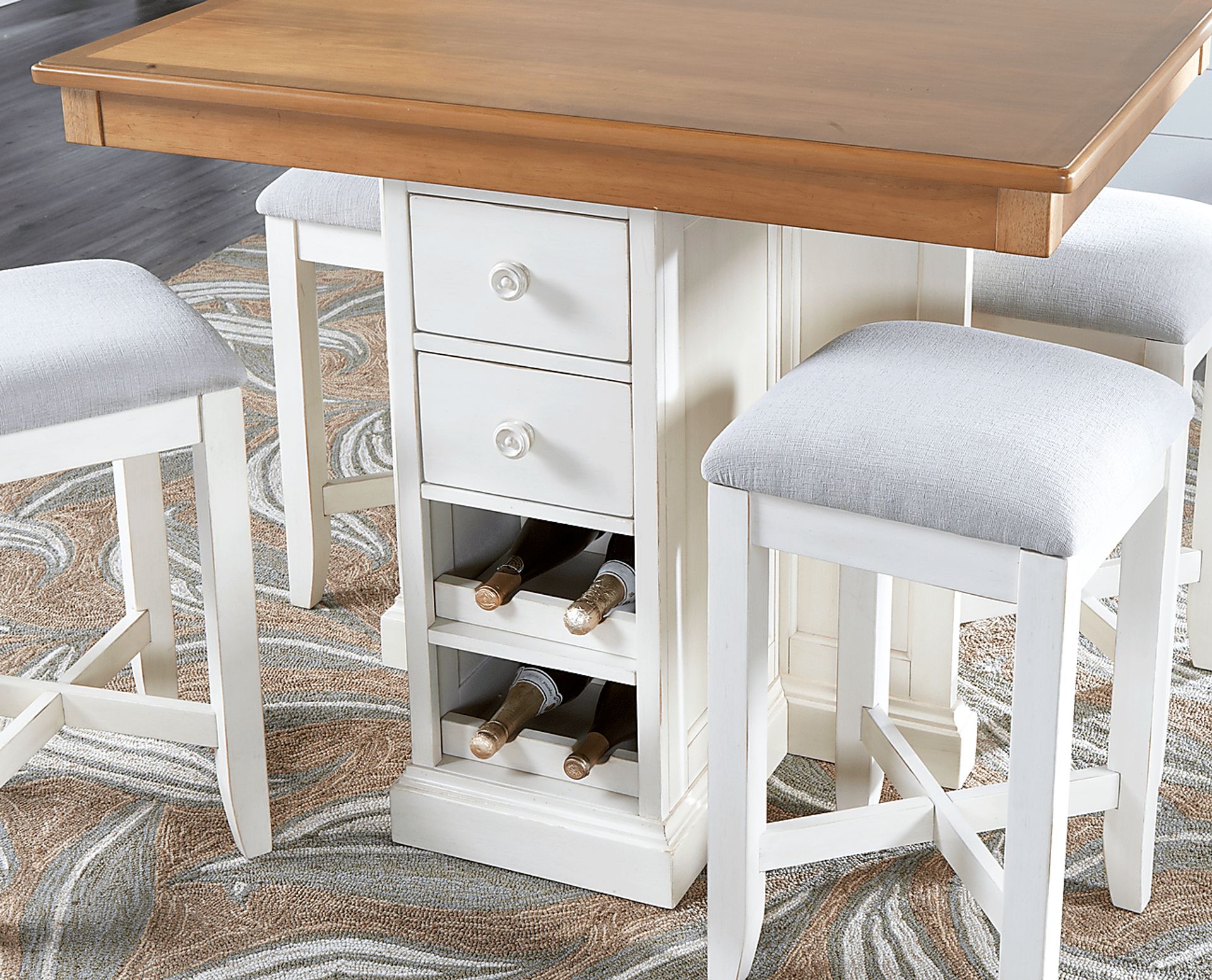 Coventry Lane Cream 5Pc Counter Height Dining Room - Image 1