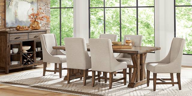 Covered Bridge Beige Arm Chair - Thumbnail - Image 2