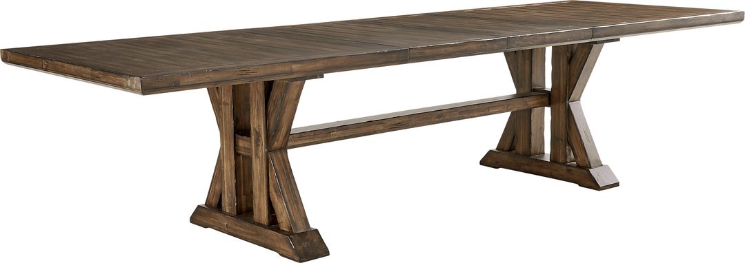 Covered Bridge Tobacco Dining Table
