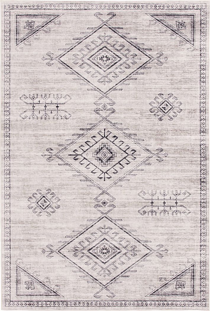 Coveview Light Gray 5' x 7' Rug