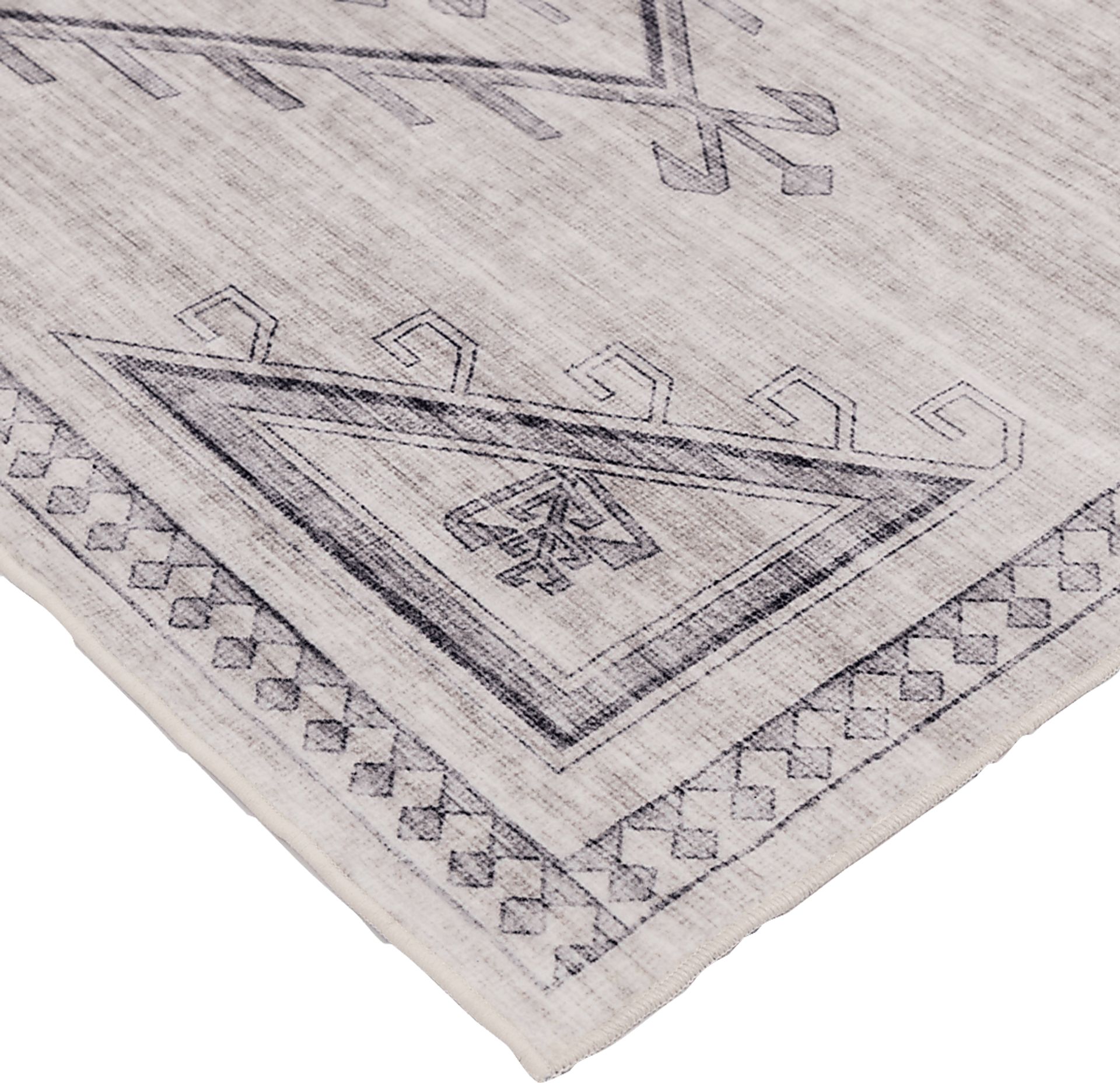 Coveview Light Gray 7'5 x 9'5 Rug - Image 4