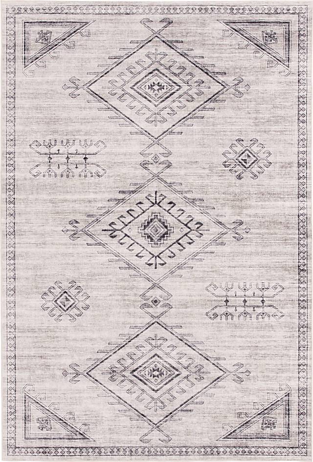 Coveview Light Gray 7'5 x 9'5 Rug - Thumbnail - Image 1
