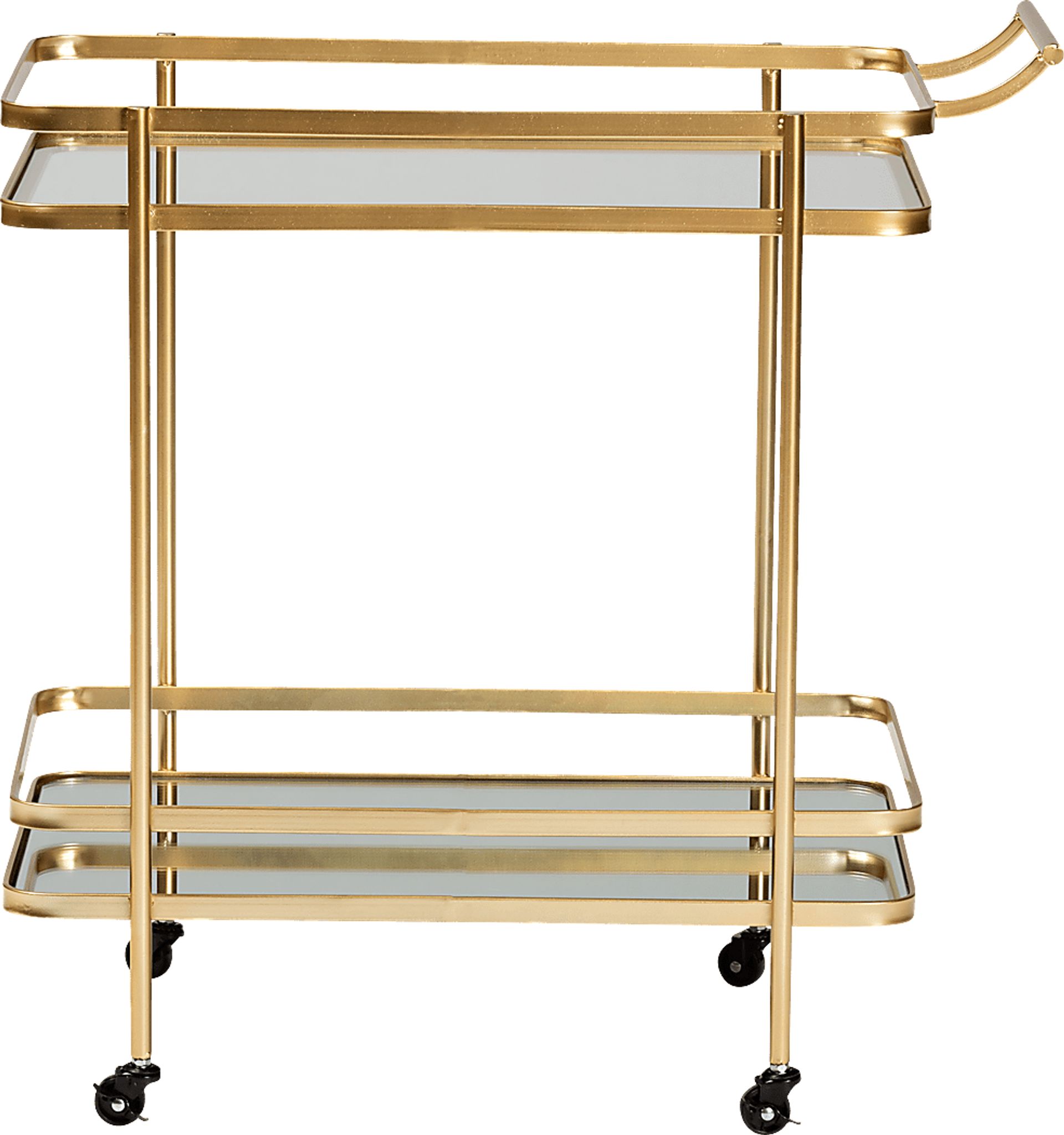Coveview Yellow Bar Cart - Image 3