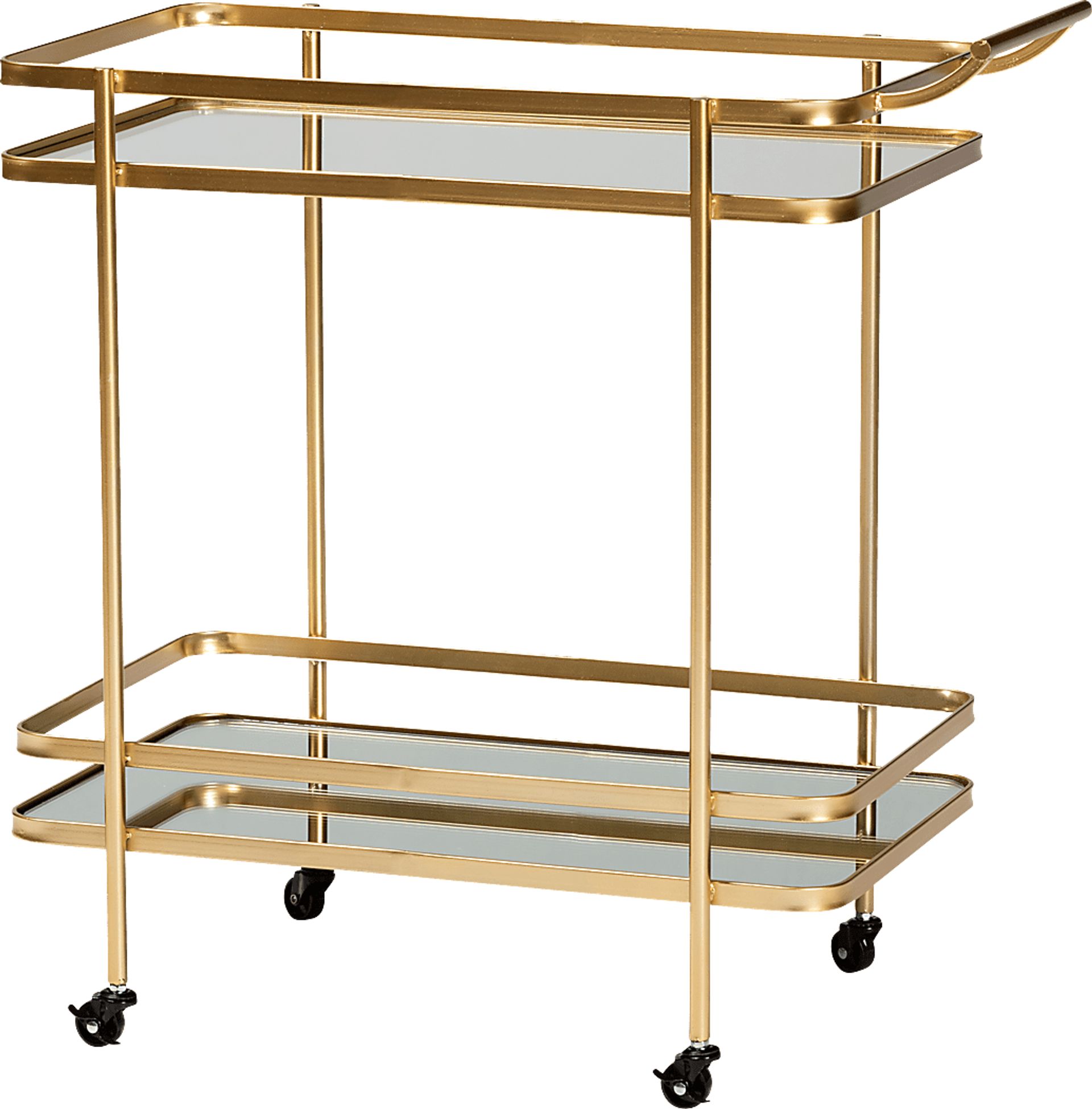 Coveview Yellow Bar Cart - Image 1