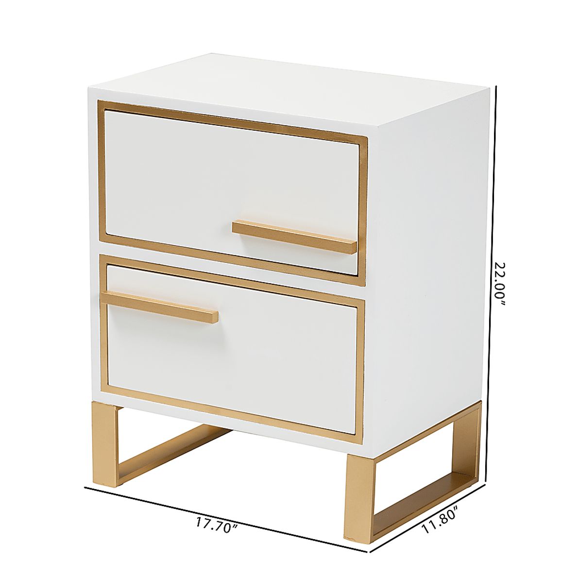Coveyrise White Nightstand