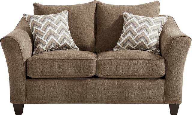 Covington Mocha Loveseat - Thumbnail - Image 1