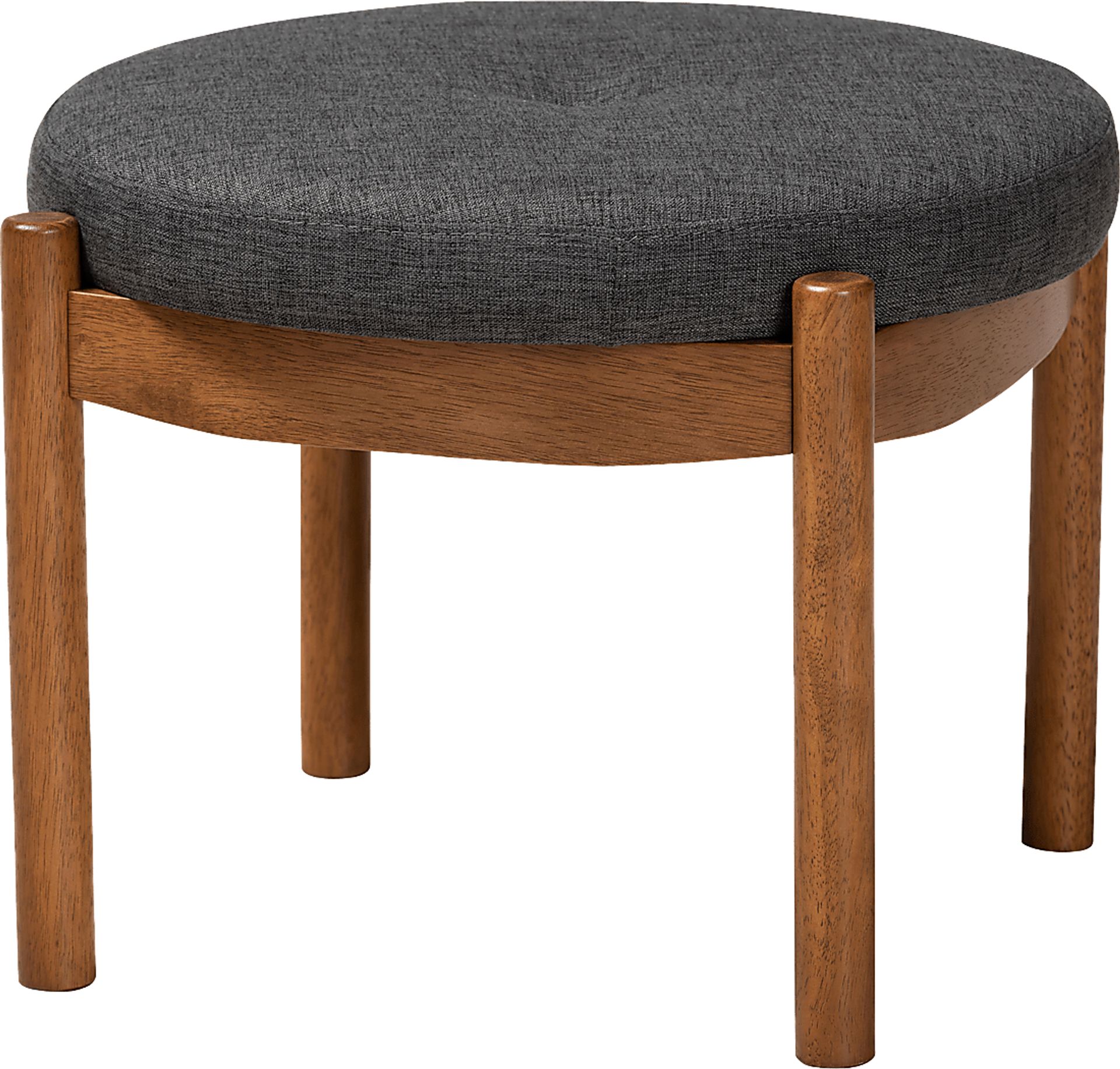 Coweeset Dark Gray Ottoman - Image 1
