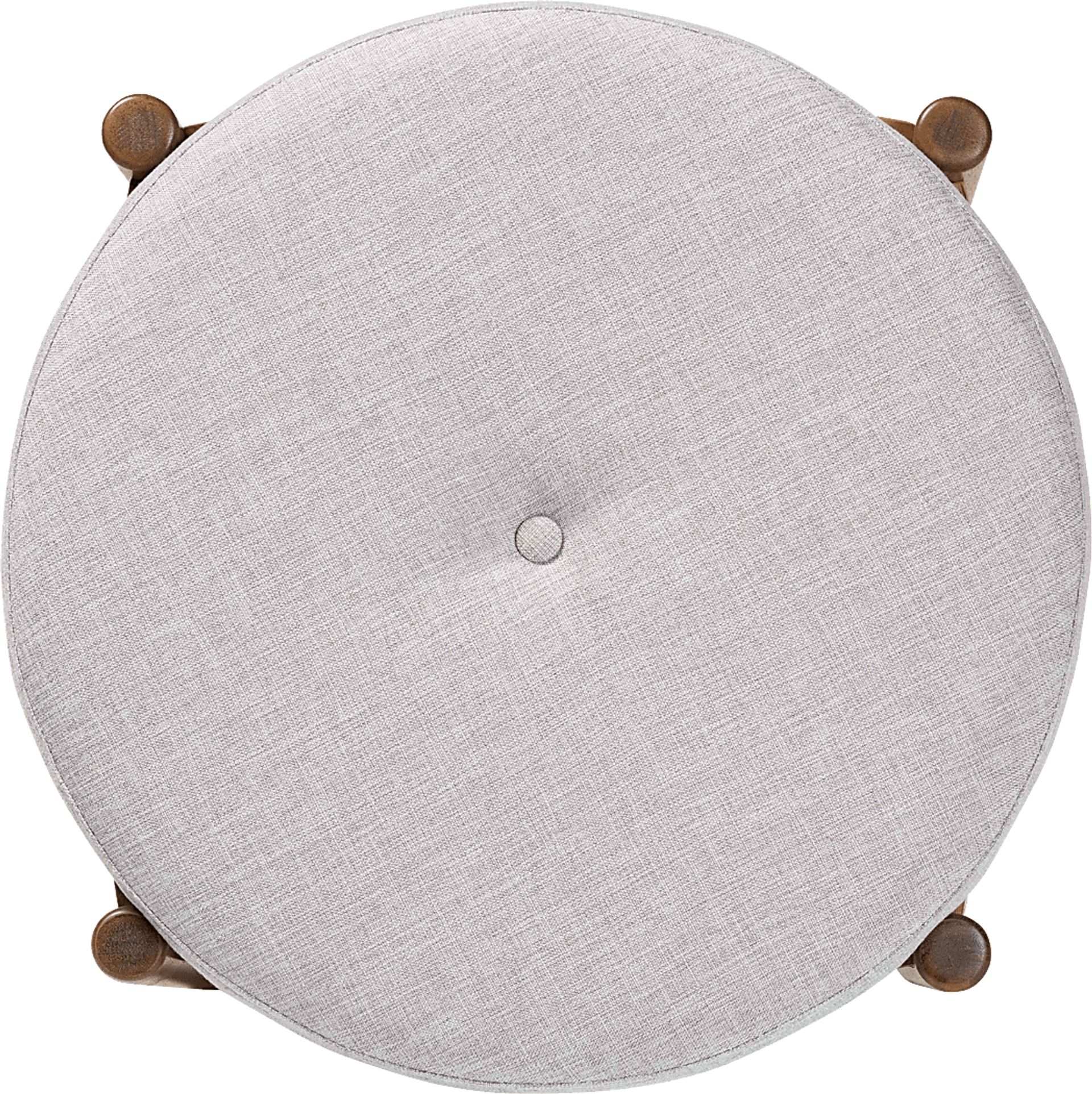 Coweeset Light Gray Ottoman - Image 5