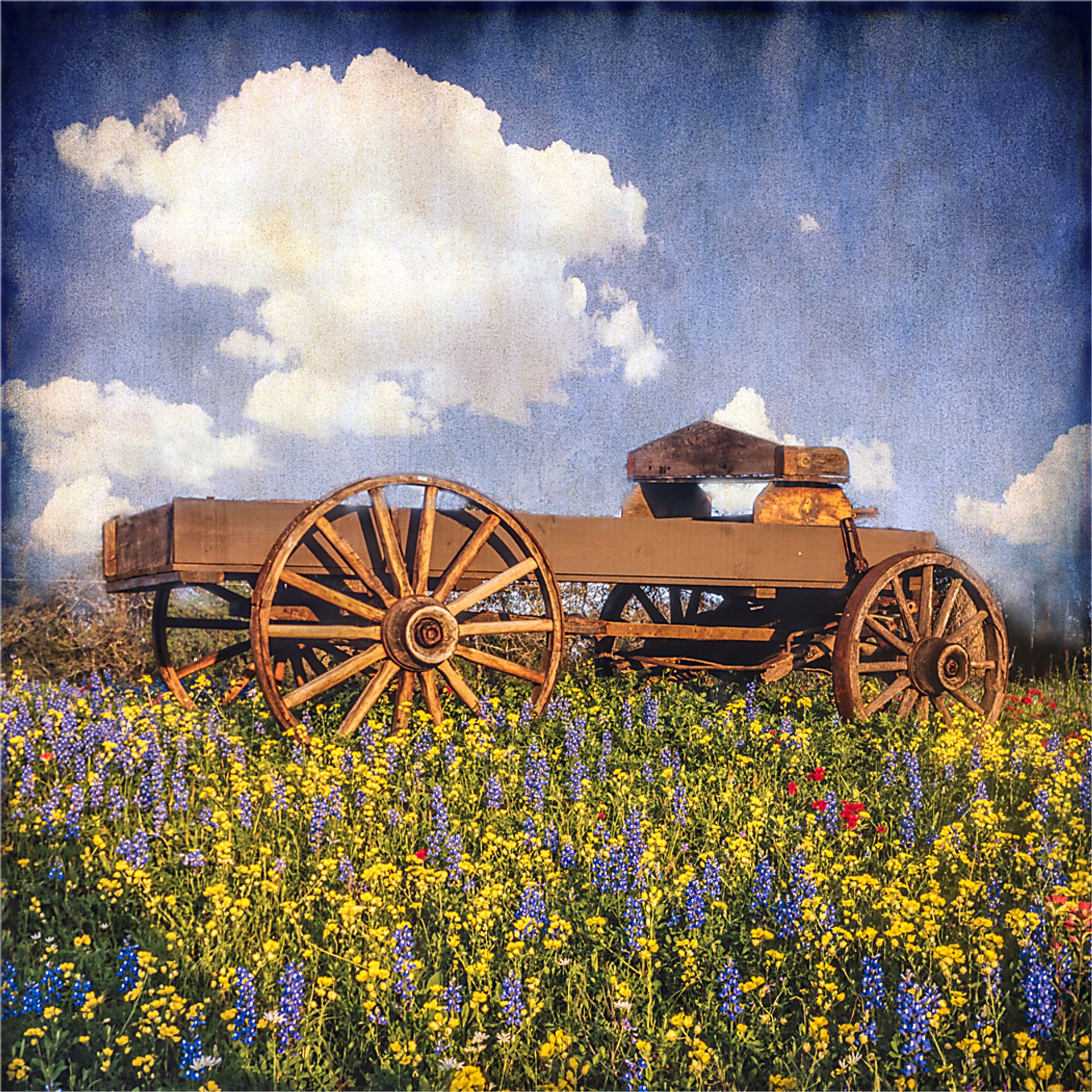Cowsill I Green Artwork - Image 1