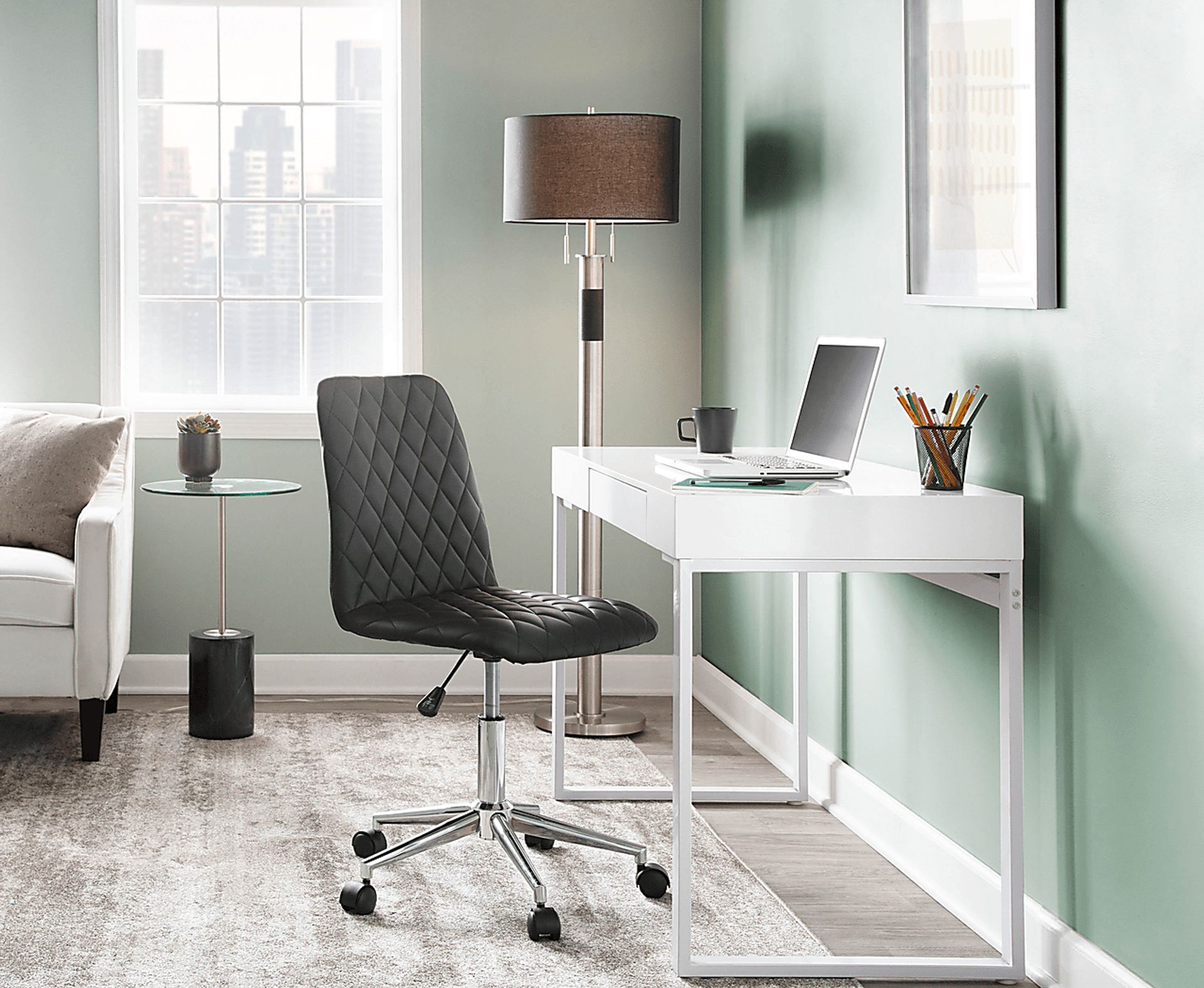 Cozette Black Floor Lamp - Image 8