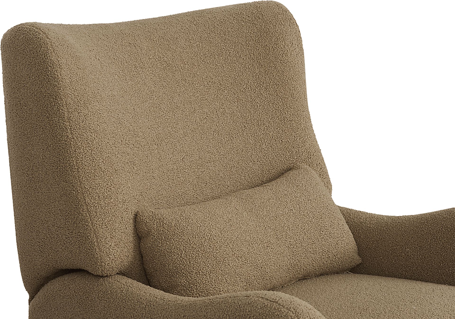 Cozy Bear Brown Power Glider Recliner with Swivel - Image 3