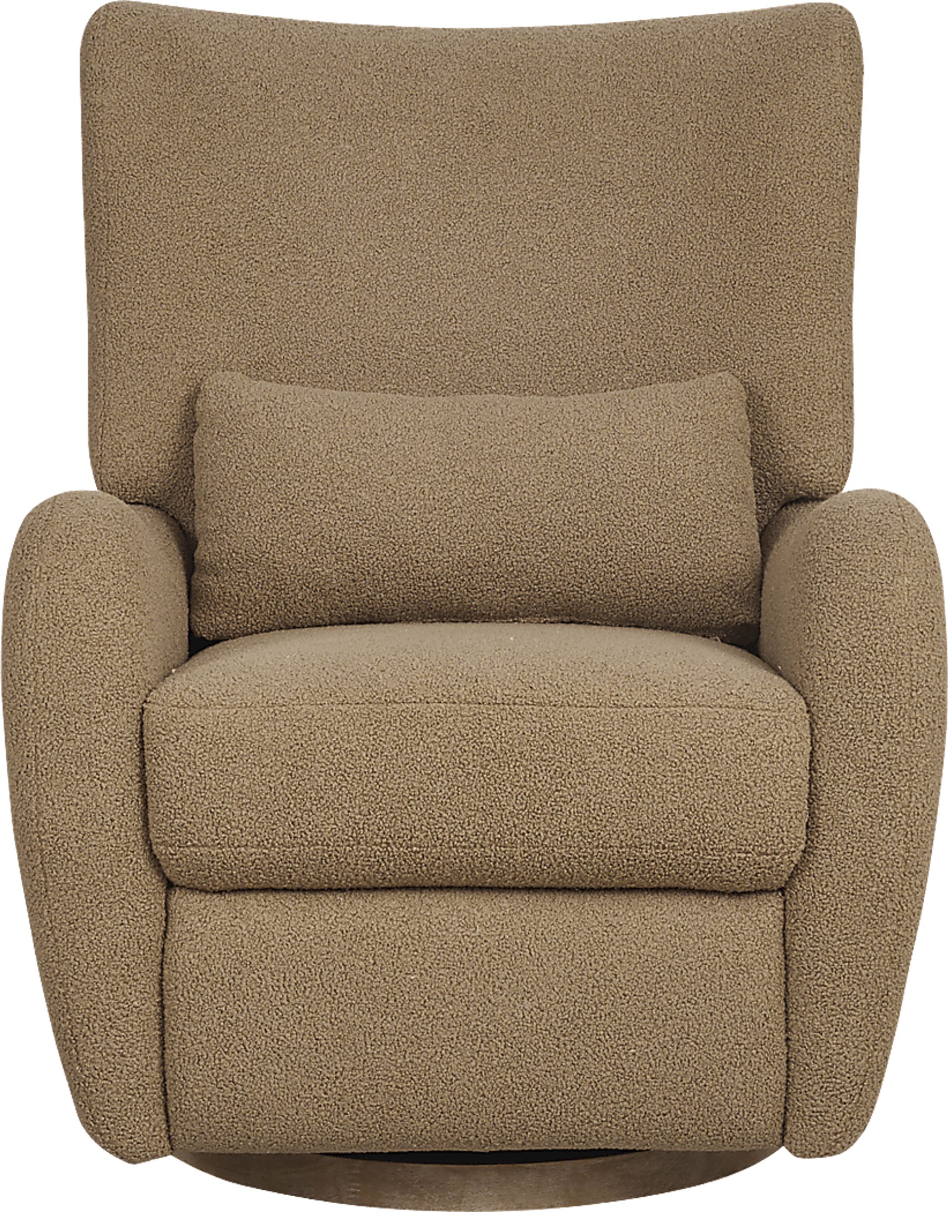 Cozy Bear Brown Power Glider Recliner with Swivel - Image 5