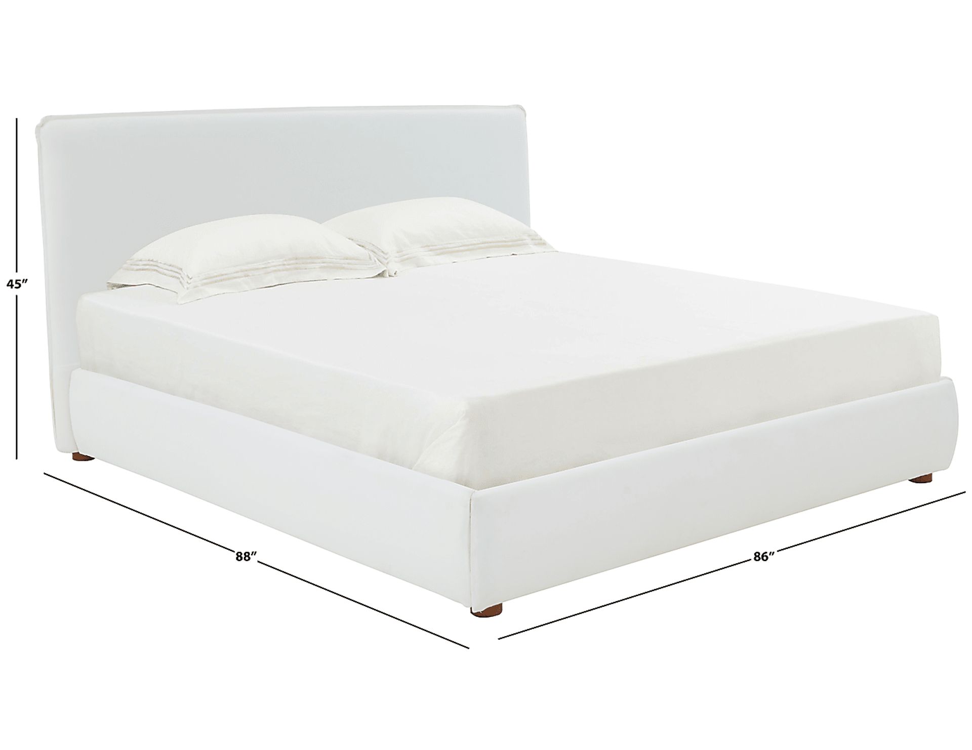 Craan White King Bed - Image 6