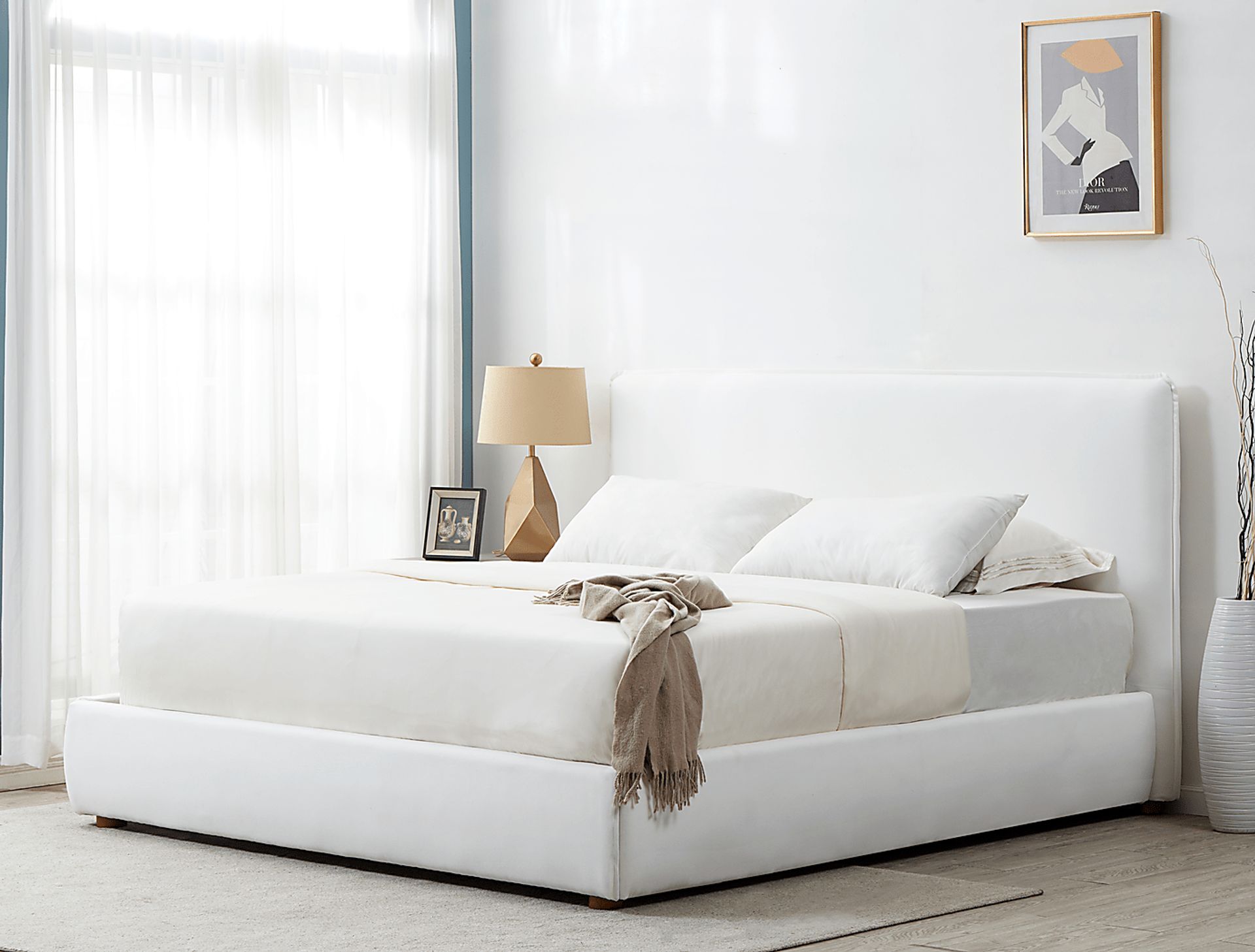 Craan White Queen Bed - Image 2