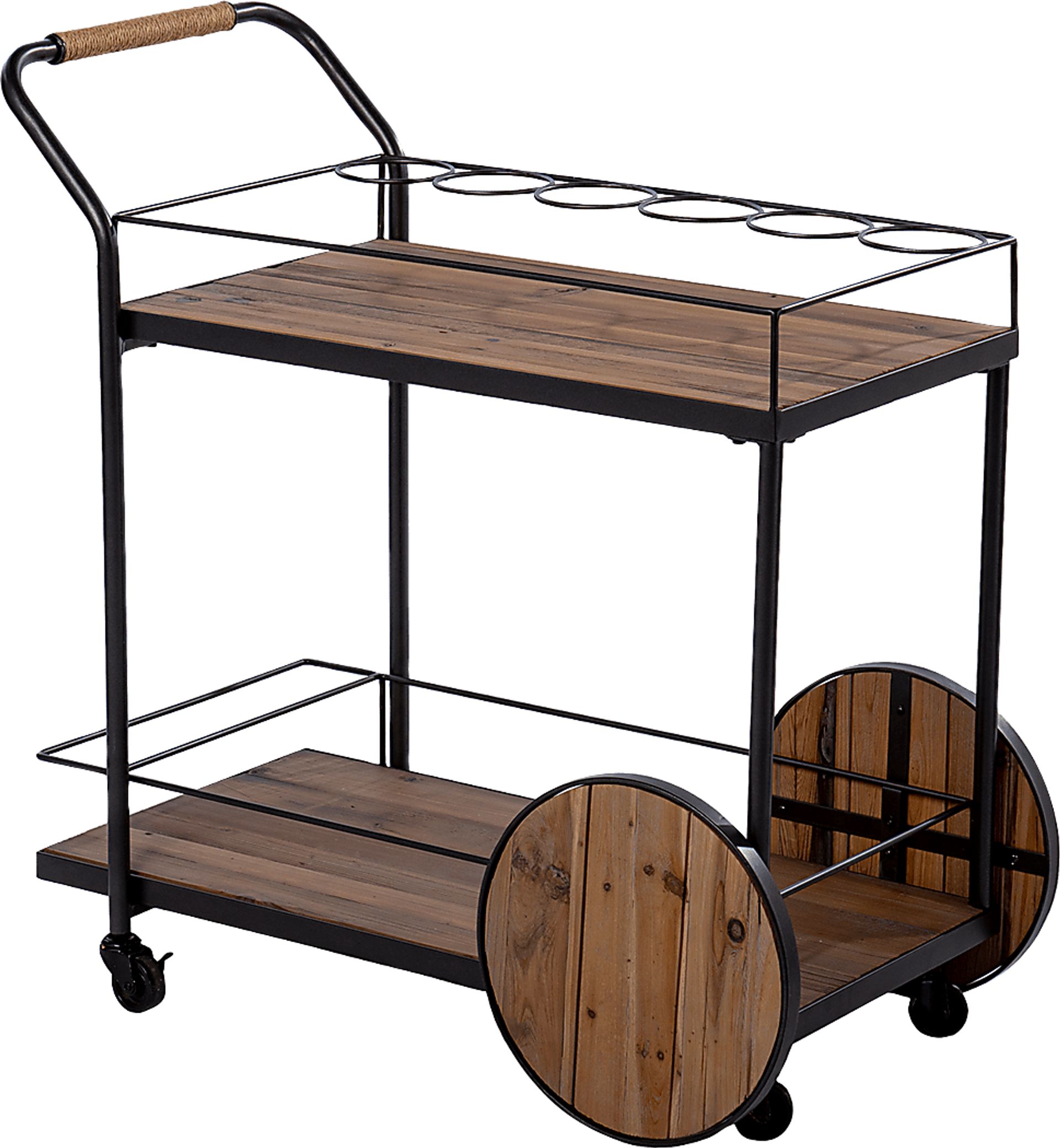 Craddock Natural Barcart - Image 1