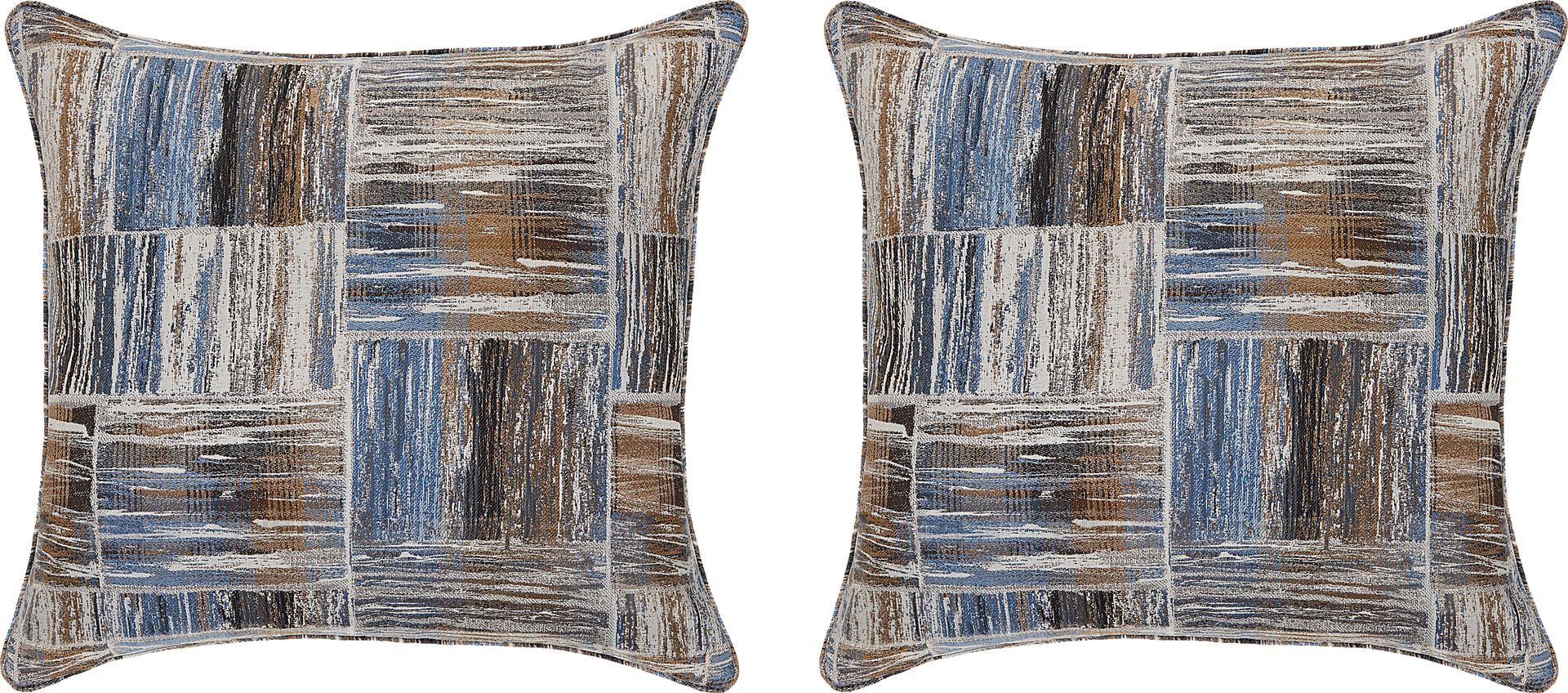 Crafted Navy Toss Pillow Pair - Image 1