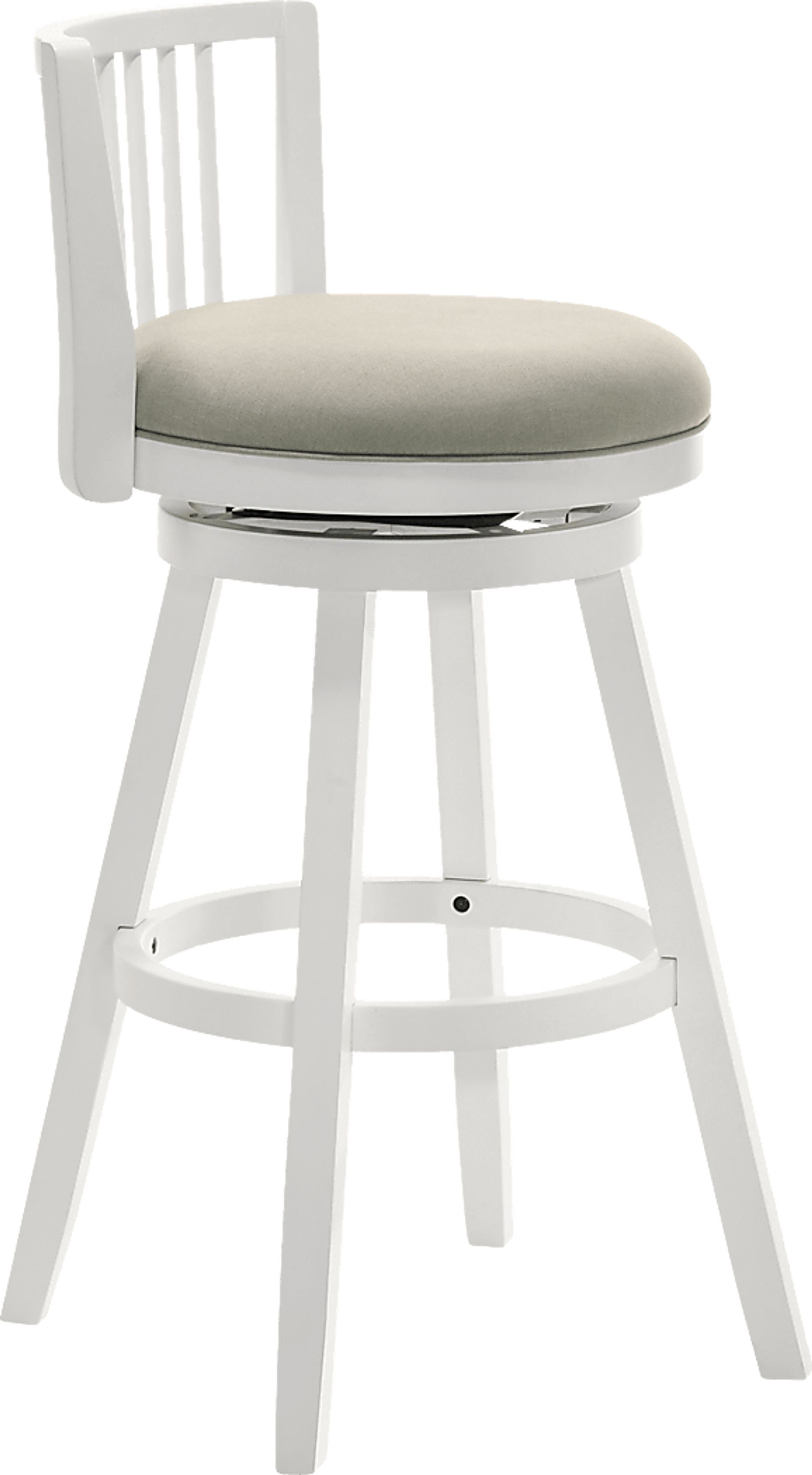 Cragy I White and Beige Barstool - Image 4