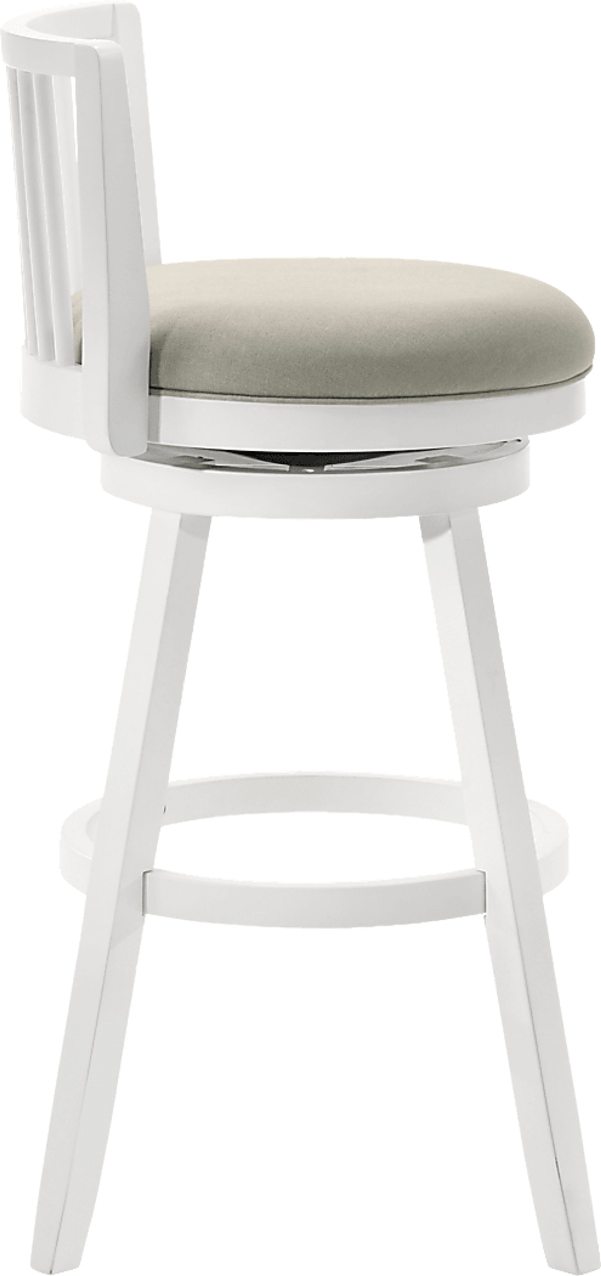 Cragy I White and Beige Barstool - Image 5